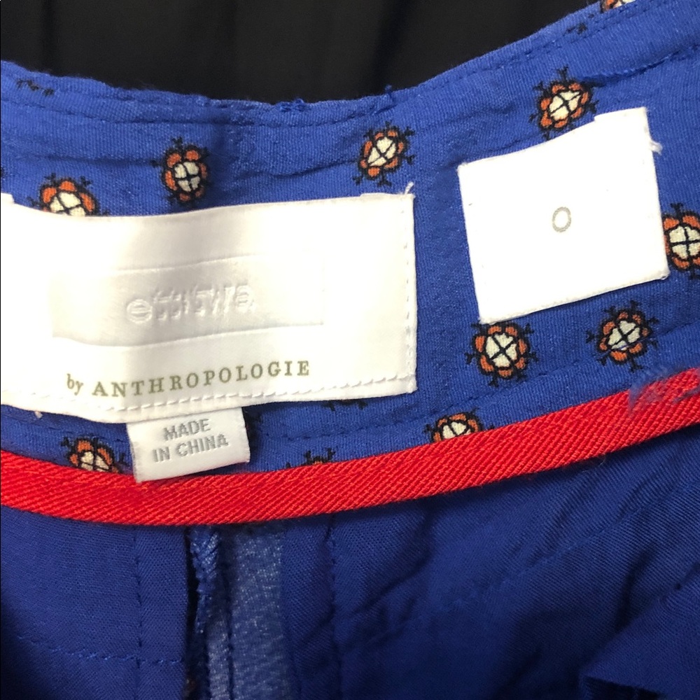 Anthropologie Colorful Wide Leg Pants - Picture 4 of 4